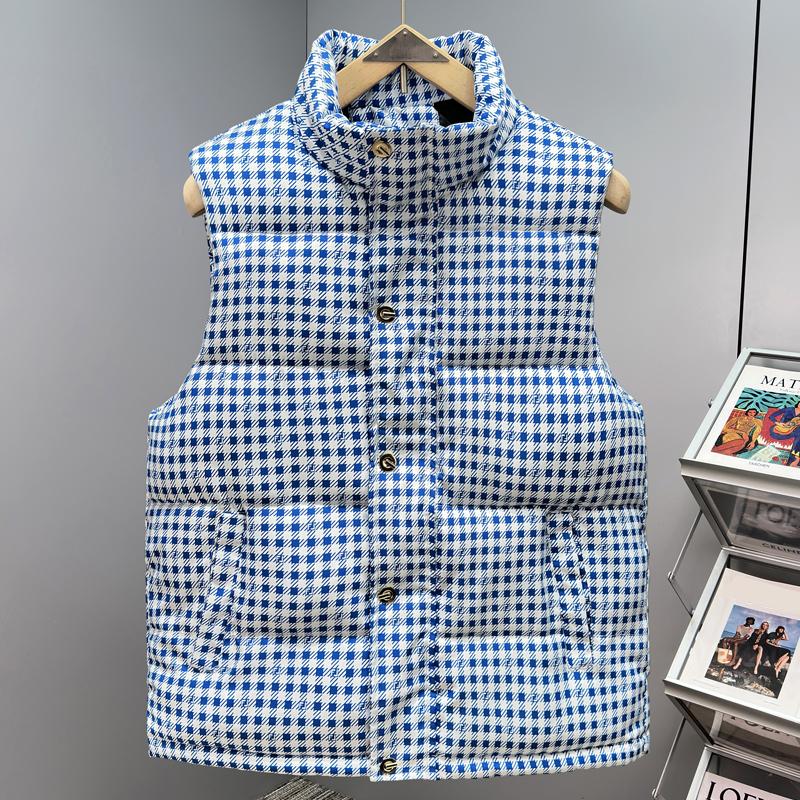 

Модные зимние мужские безрукавки со стойкой воротником, больших размеров, толстая верхняя одежда, мужской теплый жилет 4XL синий