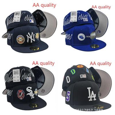 AA Pattern Flat Brim Fashion Baseball Cap