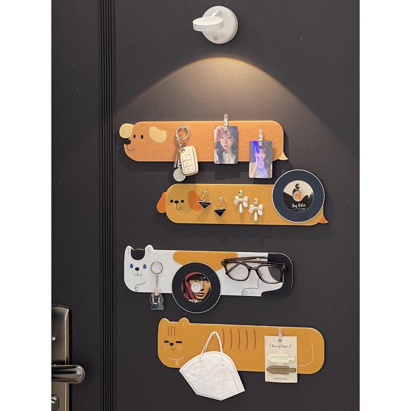 Non-Punch Hanging Jewelry Display Board - Felt Wall Sticker for Keys & Bracelets