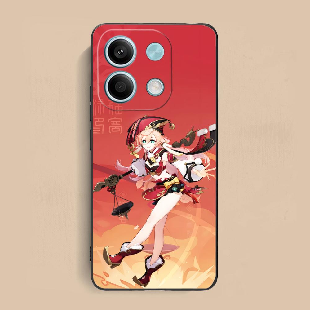 

Game GI Yanfei Matte TPU Mobile Phone Case for Xiaomi Redmi Note 14 13 12 11 S Pro Plus 4G 5G Colorful Printing Cover Redmi Note 11S 4G