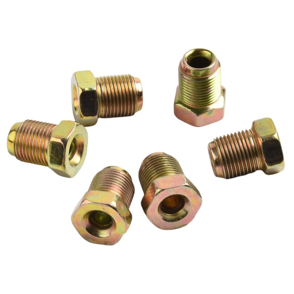 Metric Nuts 3/16\" Pipe 6pcs Accessories Brake Pipe