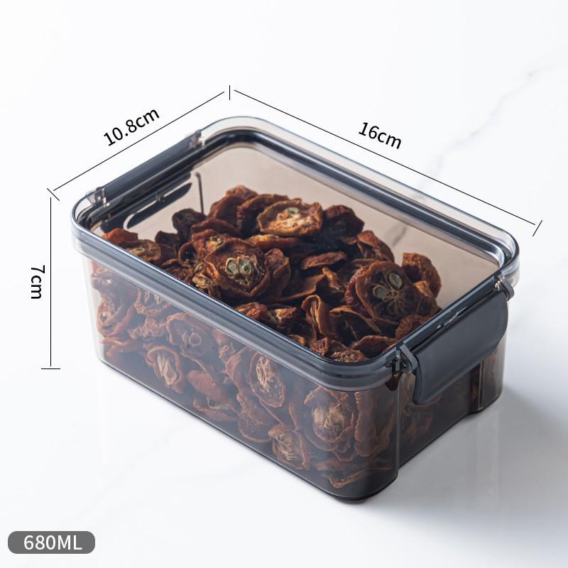 Transparent Plastic Food-Grade Storage Jar for Candy, Tea, Grains, and Cereal