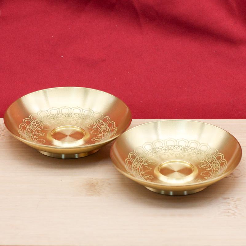 Brass Lotus Incense Holder & Burner for Sticks - Ideal for Sandalwood & Home Worship.