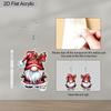 2D Flat Bow Red Dwarf Drop Earrings, Lightweight Acrylic Material,  Ideal for Women, Perfect As Party Gifts, Jewelry, and Christmas Gifts.