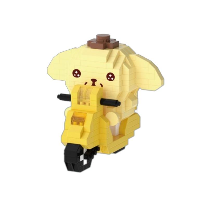 Miniature Building Blocks Bike Rides With Cute Characters