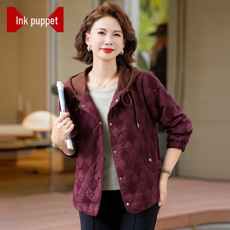 

Женское стеганое короткое пальто с капюшоном, осень 2025 5XL