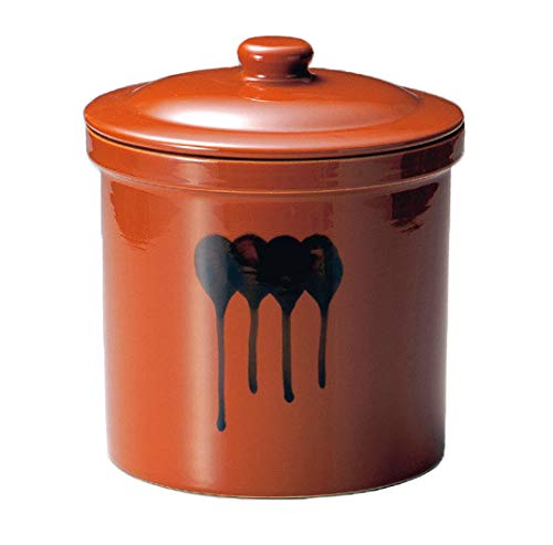 

Yamakiikai Pickle 4 Cut Bottle with H11 Container, Brown, 7.2L, No. Lid,