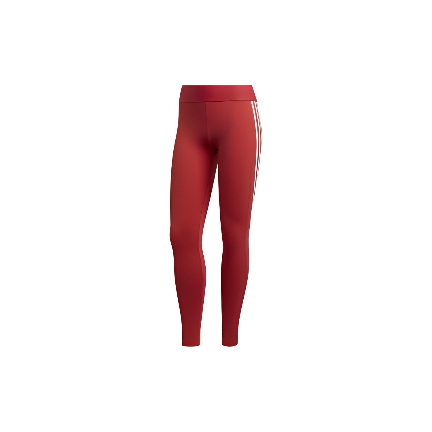 (WMNS) adidas Alphaskin 3-Stripes Long Tights Asia Sizing  Red White  Women s FL2052 M