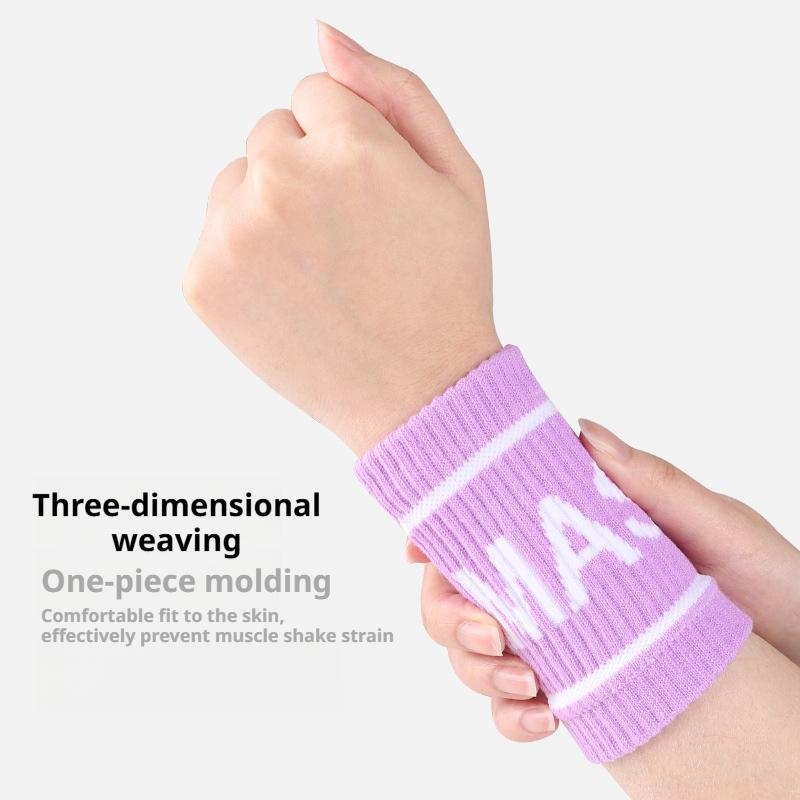 2PCS Elastic Sports Wristbands Tennis Sweat Bands Wrist Guard For Basketball Volleyball padel Fitness Sweatbands Wrist Wrap Cuff