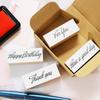 Cute and Stylish Wooden Rubber Stamp Set for Birthdays, Thank You Cards, Bridal, and Letters, Made In Japan (#70)