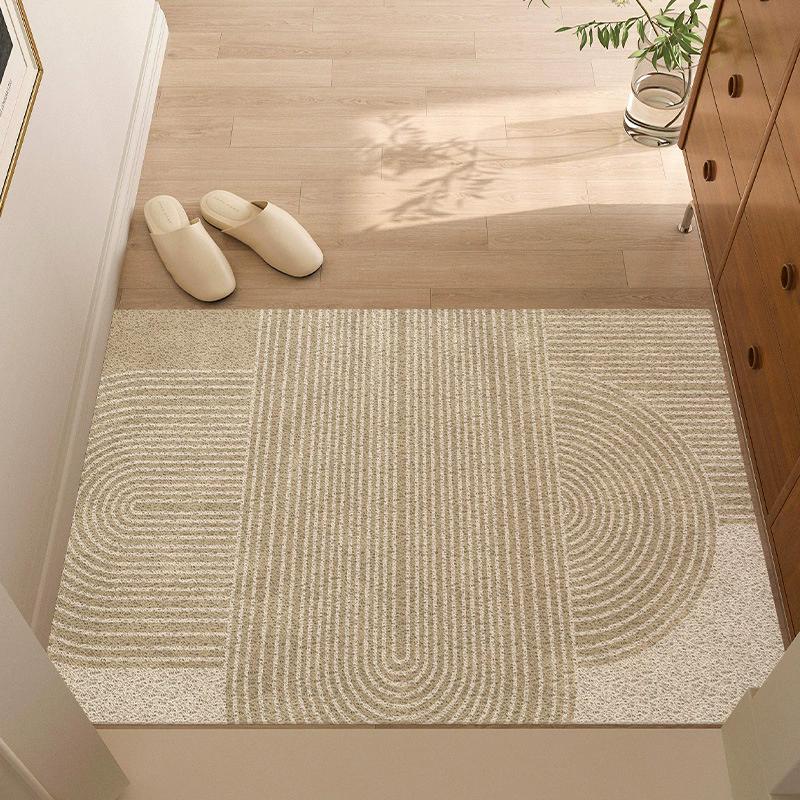 

Non-Slip Entrance Door Mat Dirt Resistant Japanese Style Home Doormat for Indoor Outdoor Use Coir Fiber Carpet 40x60cm