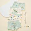 4PC Boys Cartton Boxer Underpants for Kid Children's Underwear Kids Shorts Cotton Underwear Boxers 2-14Y