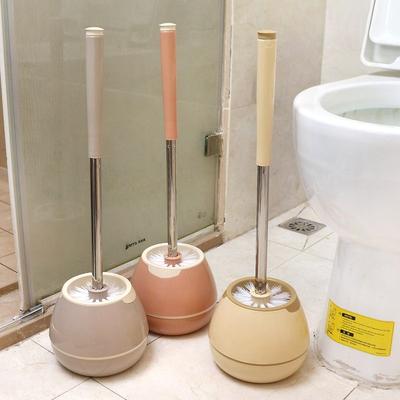 Vertical Toilet Brush with Base Household Bathroom Cleaning Brush Toilet Cleaning Brush Squat Toilet Brush Toilet Gap Brush
