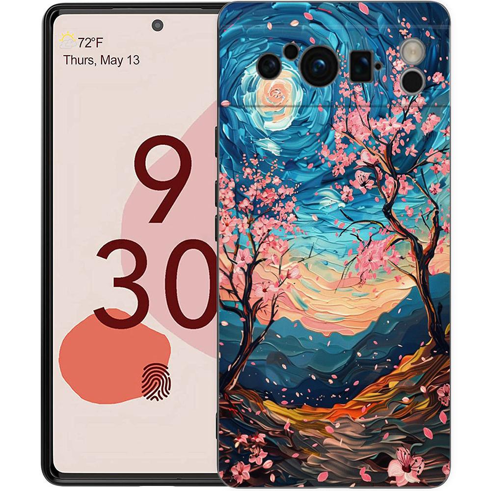 

Van Gogh Sunflowers The Starry Night Art Aesthetic Phone Case For Google Pixel 9 8 7 6 Pro XL 8A 6A 7A 5G Soft Shockproof Cover Pixel 7A