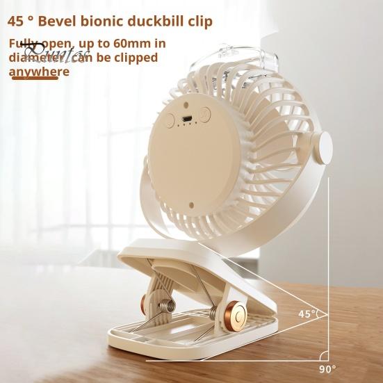 

Маленький зажимной вентилятор, аккумулятор, 2400 мАч, перезаряжаемый мини-настольный вентилятор с функцией тумана, 5 скоростей ветра, настольный вентилятор, персональный распылительный вентилятор для домашнего офиса, путешествий белый