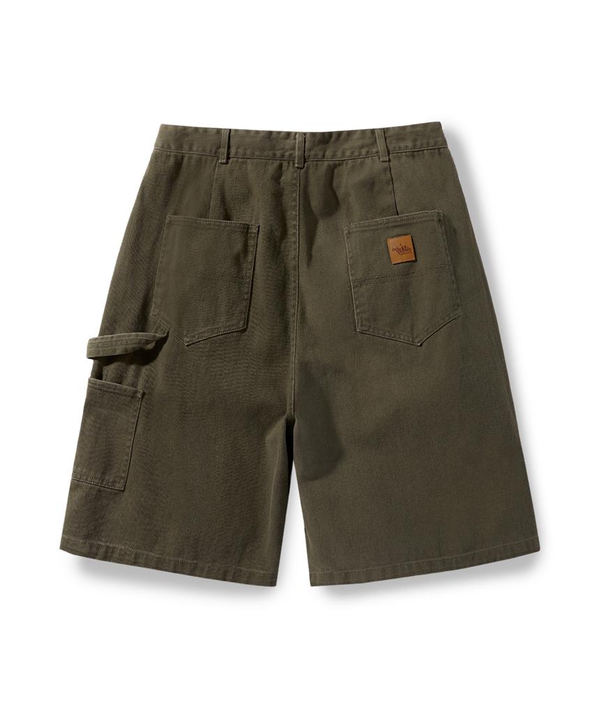 Peullukeu Double Knee Carpenter Bermuda Pants Khaki Fsp120
