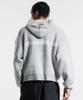 CREAM SODA LAB Cl Washed Graphic Jacquard Hoodie Knit Gray