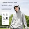 JEEP Men's UV Protection Quick-Dry Hooded Outdoor Jacket