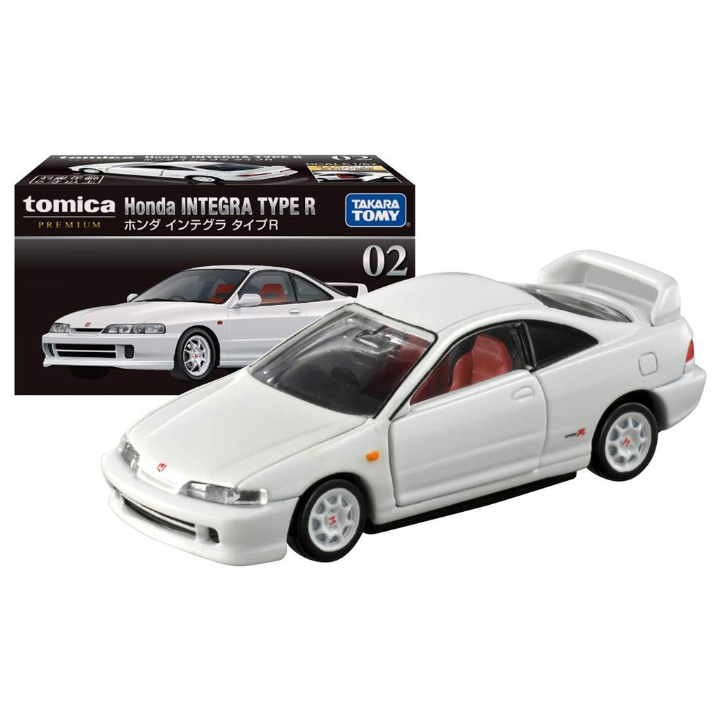 TAKARA TOMY Tomica Premium 02 Honda Integra Type R Miniature Car Toy for Ages 6 and Up