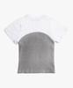 PEACE MAKER Knit Top Layered Tee (Grey)
