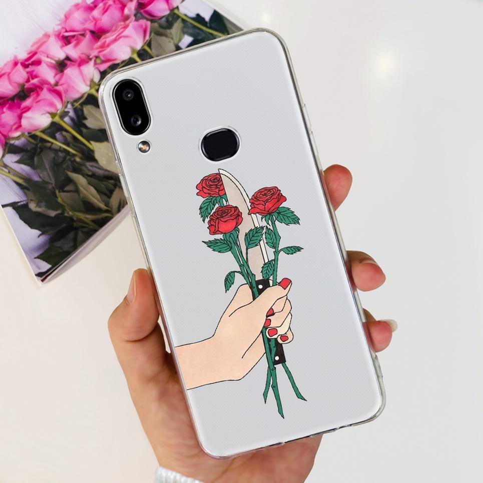 For Samsung Galaxy A10s SM-A107F Case Cute Dinosaur Astronaut Clear Silicon Soft Cover For Samsung A10s A 10 S A10 Phone Case
