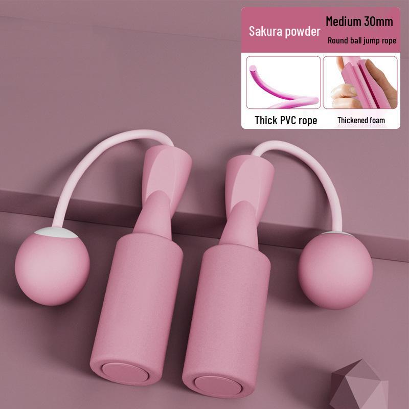 Hot-Selling Dual-Use Jump Rope: Load-Bearing, Ball-Weighted, Corded/Cordless, Silent for Indoor Use