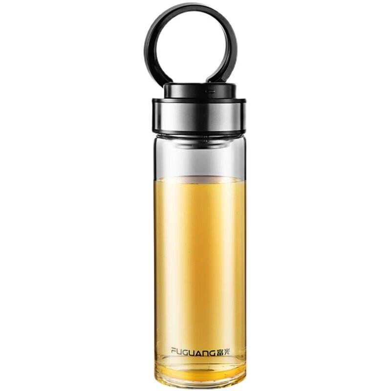 FUGUANG Business Double-Layer Heat-Resistant Glass Bottle