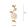 Senior Brooches Flower Leaf Brooch Pins for Women Suit Pendant  Fashion Brooches Jewelry