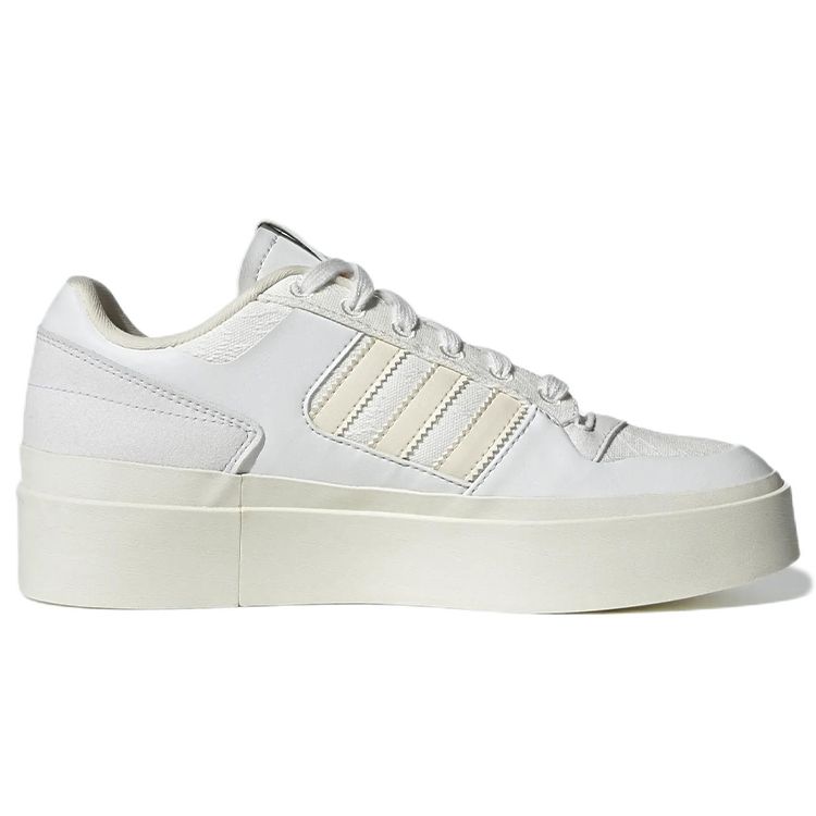adidas Forum Bonega İşlemeli Çiçekli Kadın Spor Ayakkabı Beyaz Kristal-Beyaz Wonder-Beyaz GZ4297