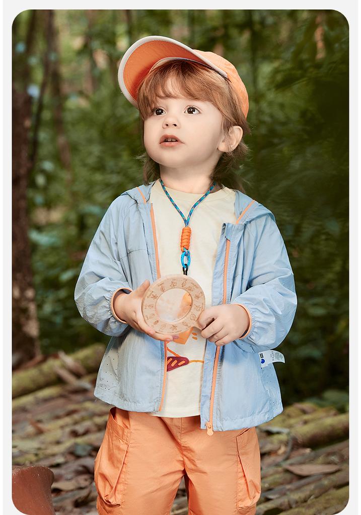 [Little Sea Breeze] Mini Balabala Men's and Women's Sunscreen Clothes for Baby Styling Cool Storage Bag UPF50+