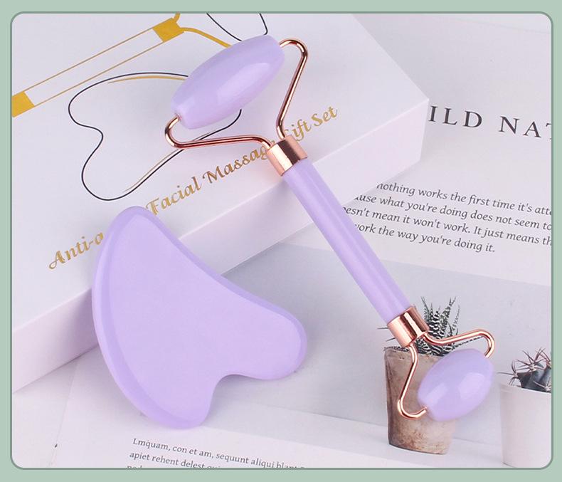 Meridian Gua Sha Facial Massage Roller Set