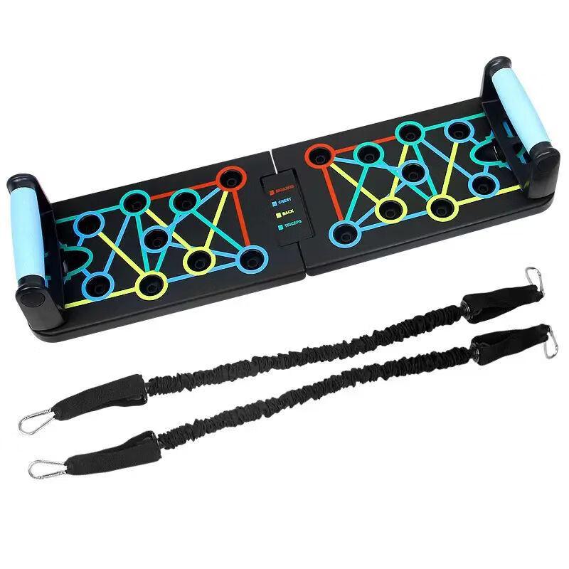 WEZHO Foldable Push-up Board Fitness Set