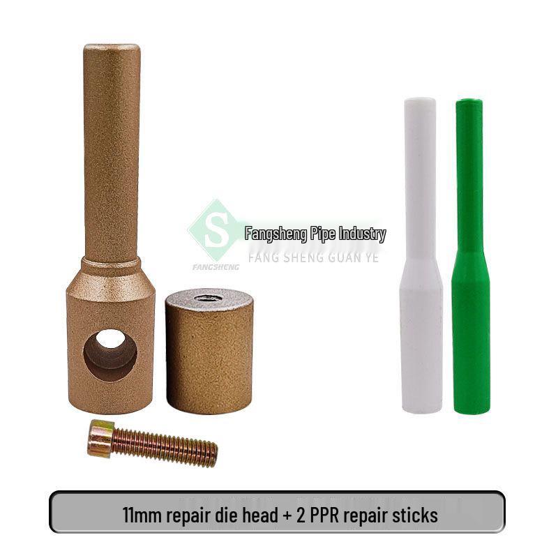 Instrument de reparat conducte de apă PE: Mașină de etanșare la scurgeri cu topire la cald cu cap de sudură PPR și baton de adeziv PERT