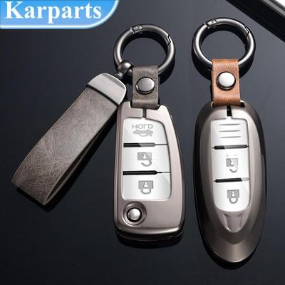 Metal Zinc Car Key Case Cover Shell for Nissan Qashqai X-Trail T32 T31 Juke J10 J11 Kicks Tiida Pathfinder Note for Infiniti Altima Micra Murano
