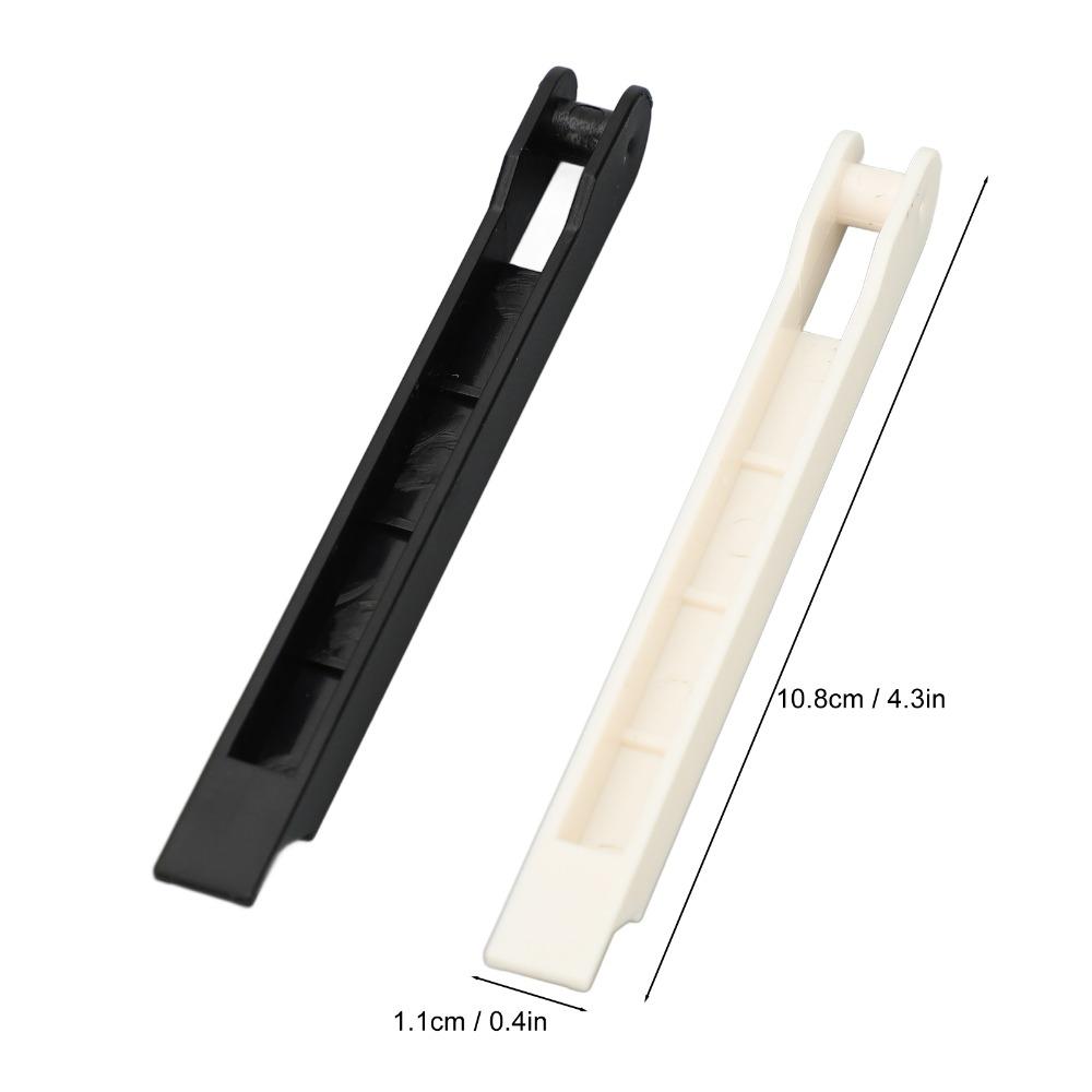 2Pcs Versatile White + Black Glass Craft Tool ABS Durable Stained Glass Accessory Practical DIY Craft Tool Handmade Craft