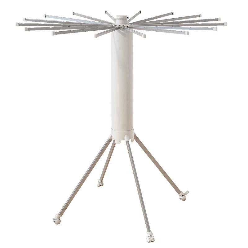 Floor-Standing Multi-Functional Space-Saving Indoor Clothes Drying Rack