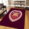 Heart Football Custom Name Carpet Rug For Living Room Bedroom Home Sofa Decoration Kids Play Nonslip Floor Mat