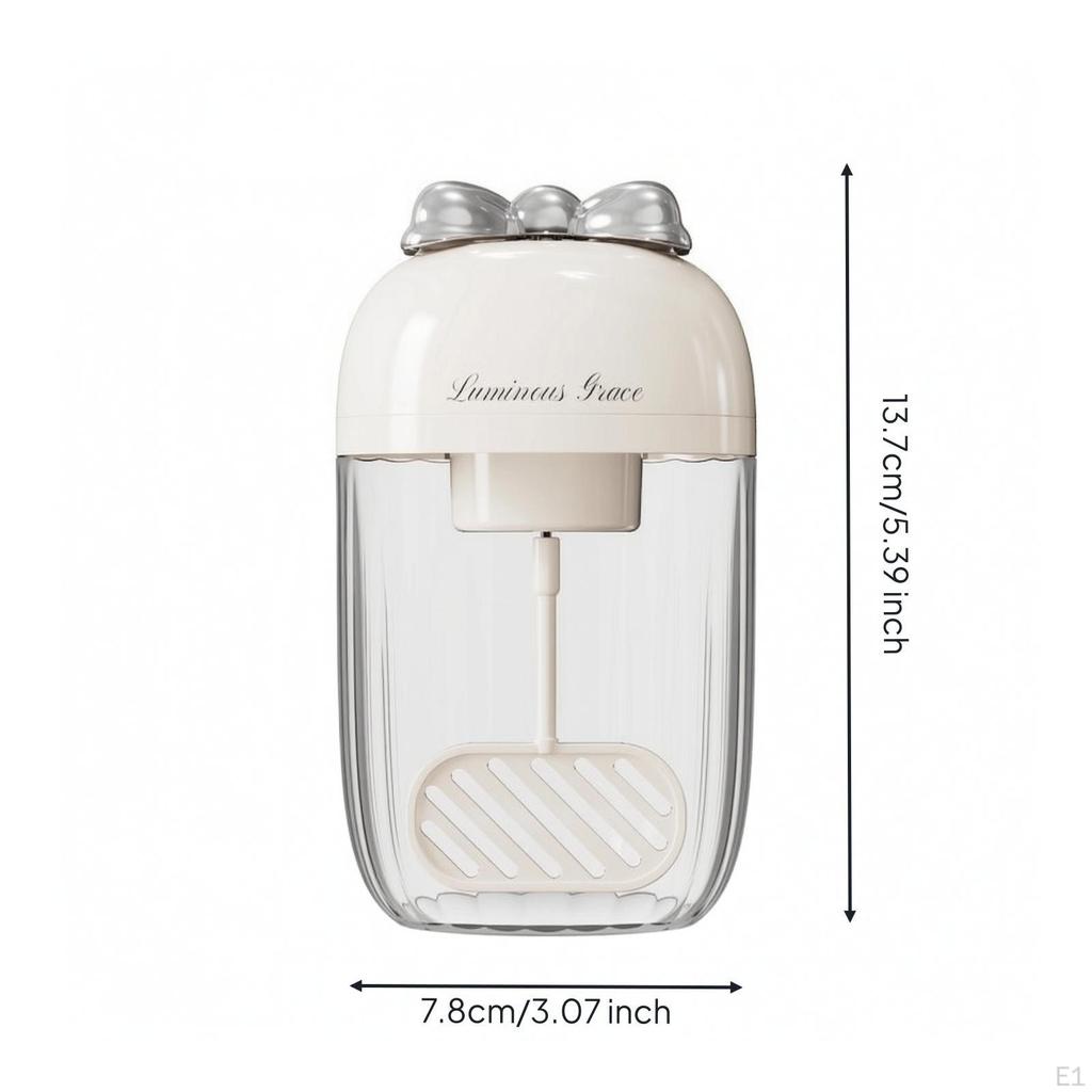 Rechargeable Electric Foam Dispenser IPX7 Waterproof Design, Transparent Lower Chamber, Facial face