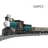59001 Ideas City Power Railway Train Assembly Model High-Tech Track Express Train Building Blocks Technical Bricks Toys Gifts