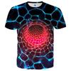 Bunte Lightning 3D Grafik T-Shirts Y2k Herren Freizeit Harajuku Street Kurzarm Tops Damen Mode Ice T-Shirt Kind Übergroße T-Shirts