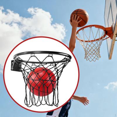 Basketball Hoop Net Sports Mount Iron Material Suitable for Kids Play Practice Private