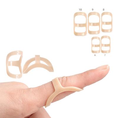 5 Stück Fingerbruchschienen, ultraleicht, atmungsaktiv, wiederverwendbar, hautfreundlich, Gelenk-Fingerspangen, Stützschutz