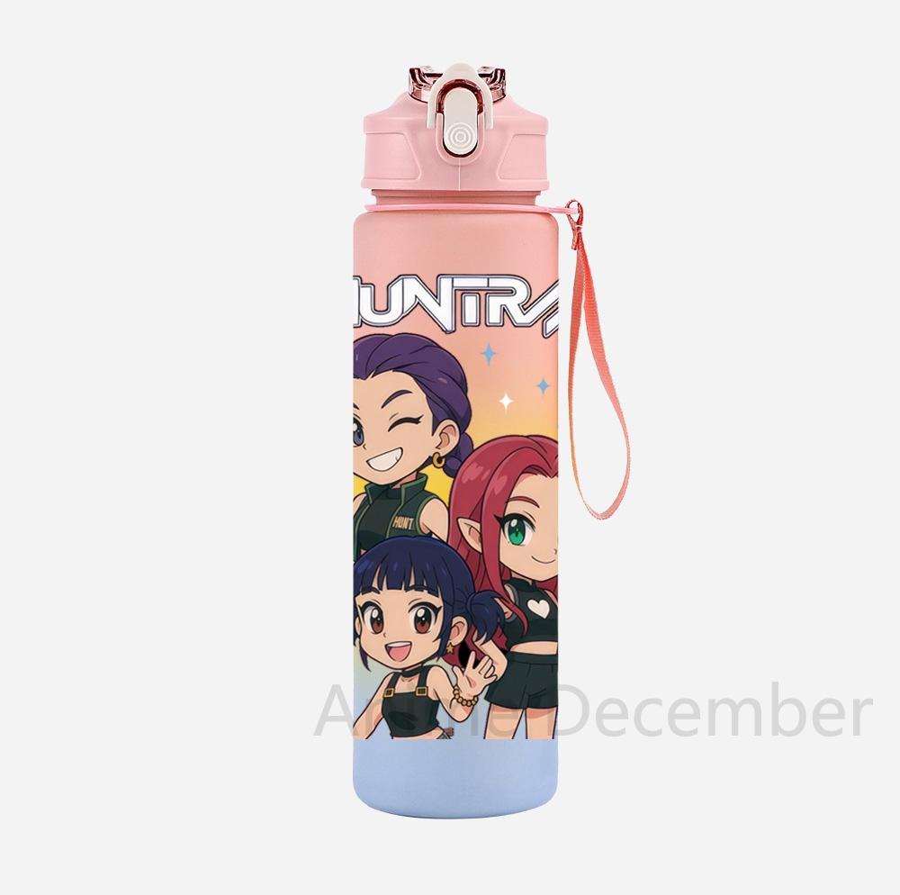 Anime K-Pop Demonjegere Karakter Vannkopp Stor Kapasitet Utendørs Bærbar Tau Drikkeflaske Gave til Gutter og Jenter