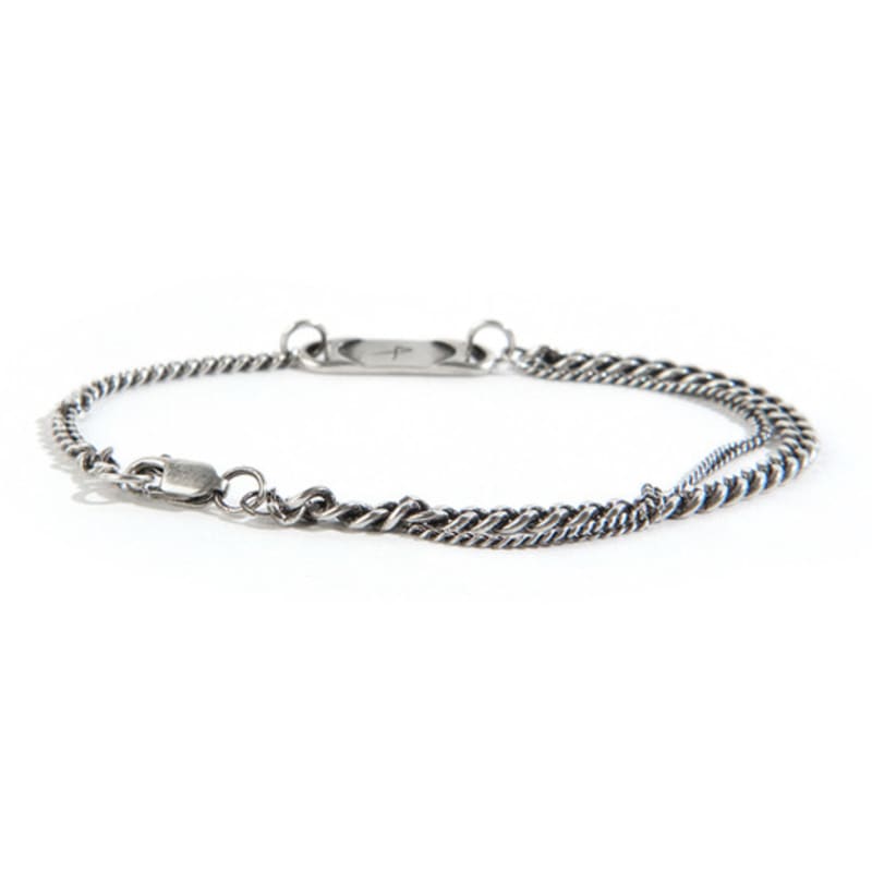 SEWNSWEN SEWN SWEN SILVER DOUBLE CURB CHAIN Bracelet