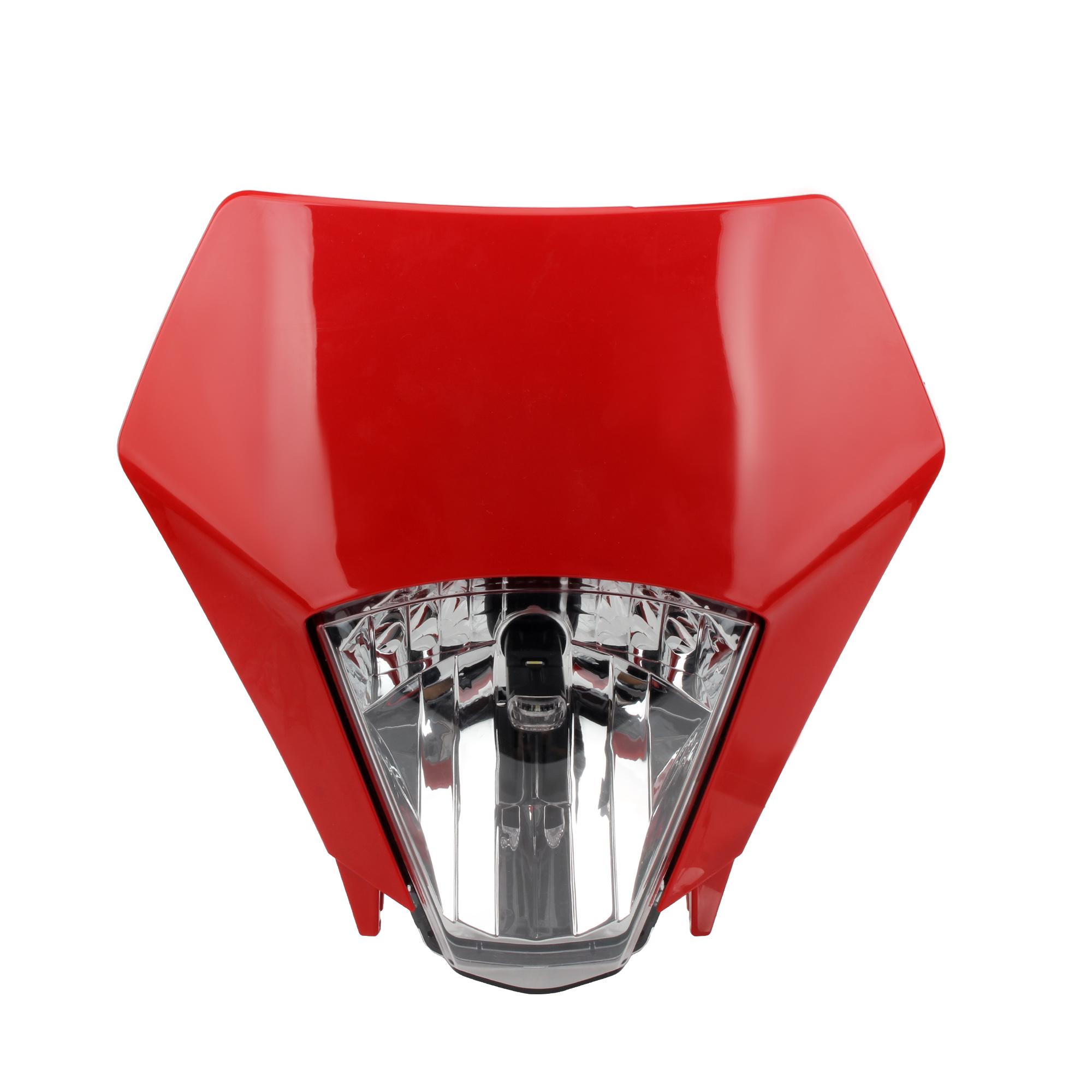 Для GASGAS 2025 2025 EX EC 300 350F 400F 450F 500F SM700 Аксессуары Мотоцикл для грязи Supermoto Enduro Мотоцикл Светодиодные фары красный