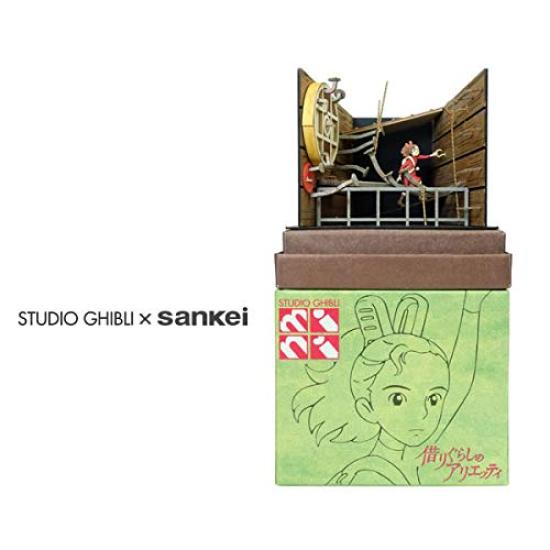 Sankei Studio Ghibli Mini The Borrower Arrietty Borrowing Is Fun Paper Craft MP07-103