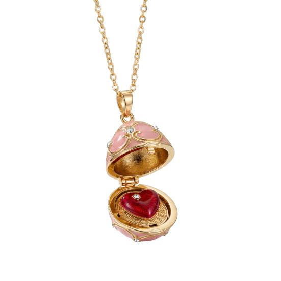 Elegant Retro Style Necklace Copper 2.7 Cm 1 Pc