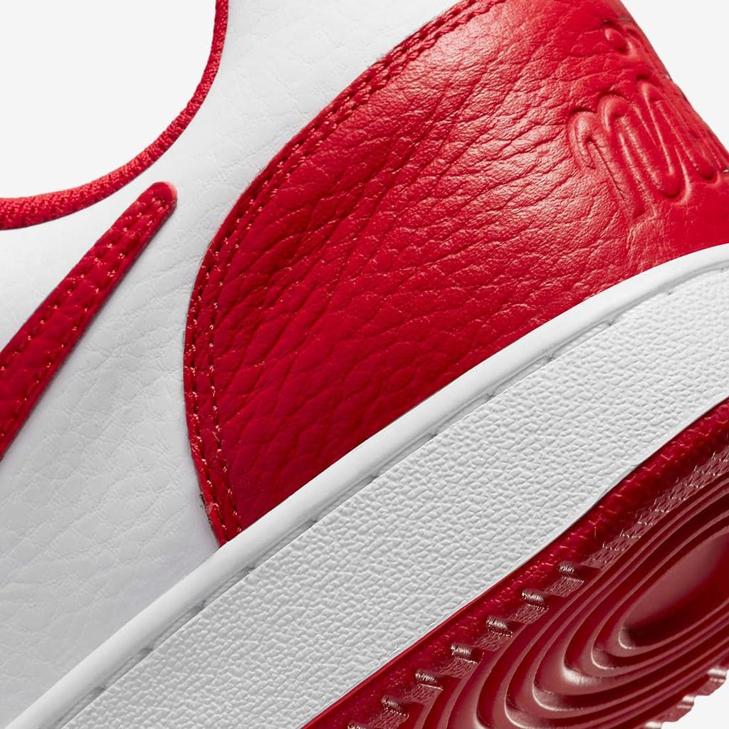 Nike Ebernon Low Premium Size (White/Black/University Red) AQ1774-101, 24.5cm (Japan)