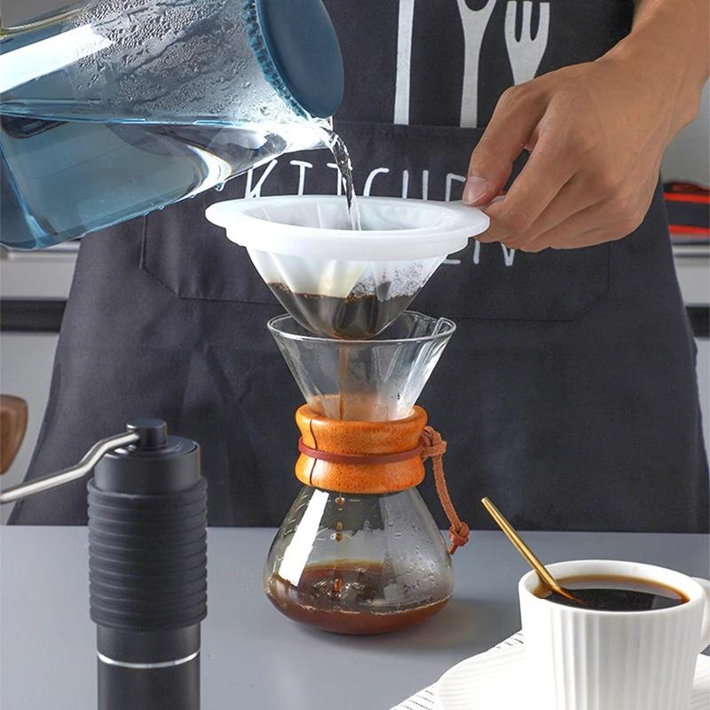 Kitchen Ultra Fine Mesh Strainer Kitchen Strainer Spoon Nylon Mesh Top 100/200/400 Mesh For Soymilk Coffee Milk Yogurt