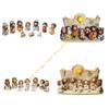 Christmas Manger Decoration Set Baby Jesus Festival Wedding Party Decor 55KF